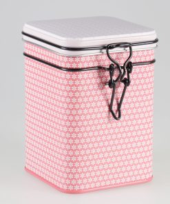 Tea tin “Bella” red 150g